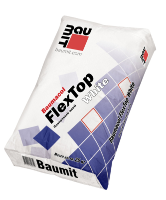 Клей плиточный Baumacol FlexTop White, BAUMIT