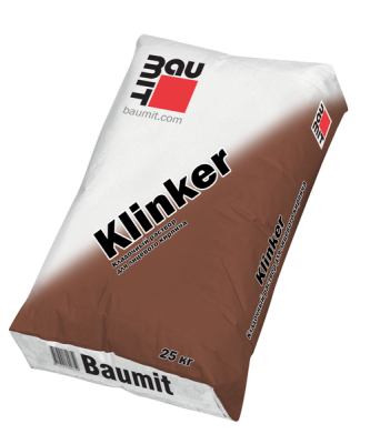 Раствор кладочный для лицевого кирпича (цветной) Klinker, BAUMIT