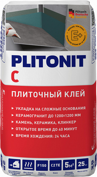 Клей плиточный Plitonit С, PLITONIT