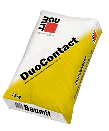 Клеевой и базовый штукатурный состав DuoContact, BAUMIT