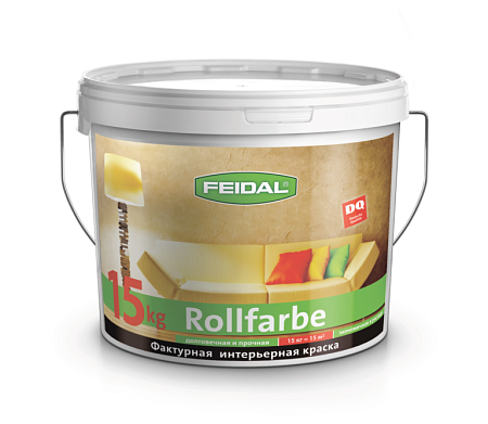 Краска фактурная морозостойкая Rollfarbe, FEIDAL