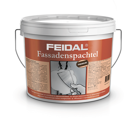 Шпатлевка фасадная Fassadenspachtel, FEIDAL