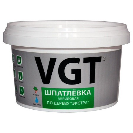 Шпатлевка акриловая по дереву Экстра, VGT