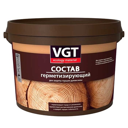 Состав для защиты торцов древесины, VGT