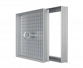 Люк ревизионный D Floor напольный скрыт. монтаж алюминий, ERA GROUP