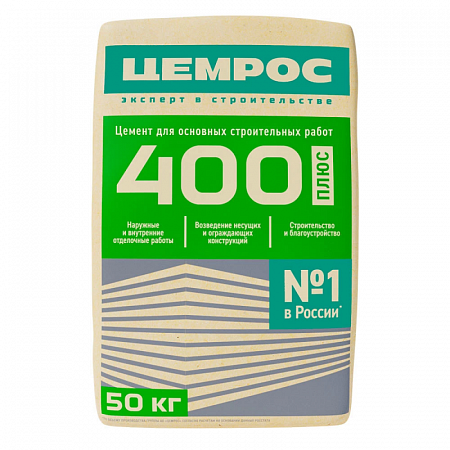 Цемент М-400, 32,5Н, ЦЕМРОС