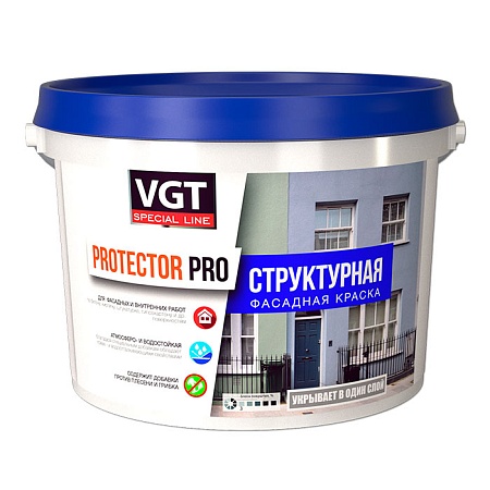 Краска фактурная для внутр/нар. работ Protector Pro, VGT