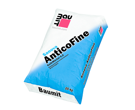 Штукатурка известковая Sanova AnticoFine, BAUMIT