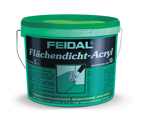 Гидроизоляция акриловая Acryl Flachendicht, FEIDAL