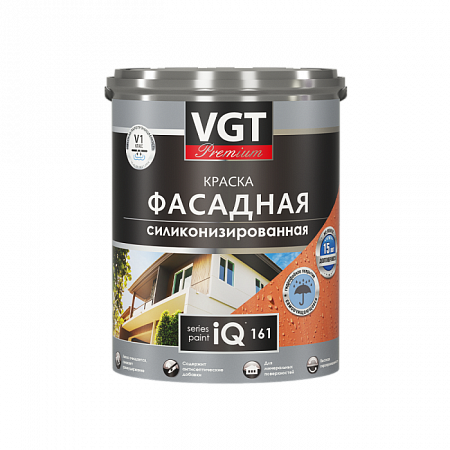 Краска фасадная силиконизированная iQ161, VGT