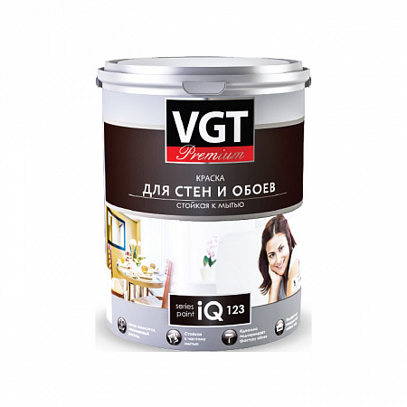 Краска моющаяся для стен и обоев, VGT