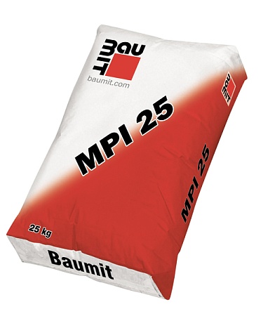 Штукатурка цементная MPI 25, BAUMIT