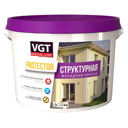 Краска фактурная для внутр/нар. работ Protector, VGT