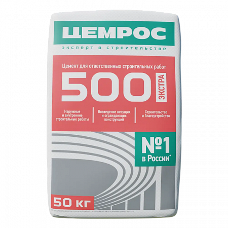 Цемент М-500, 42,5Н, ЦЕМРОС
