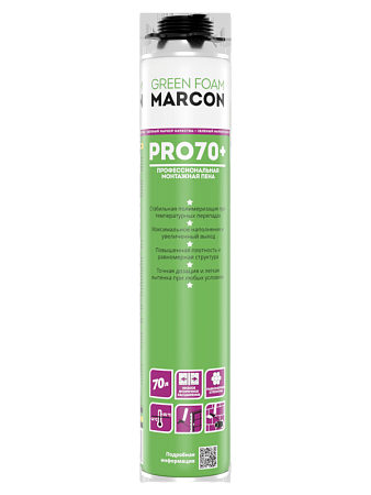 Пена монтажная Pro green foam 70+, MARCON