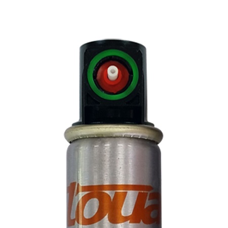 Баллон газовый 165А зеленый клапан, TOUA